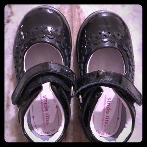 Black Stride Rite Mary Janes